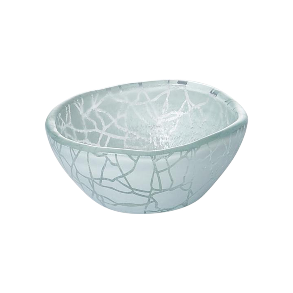 GH/3248W-3 Crackle White Small Bowl (6mm Thickness)