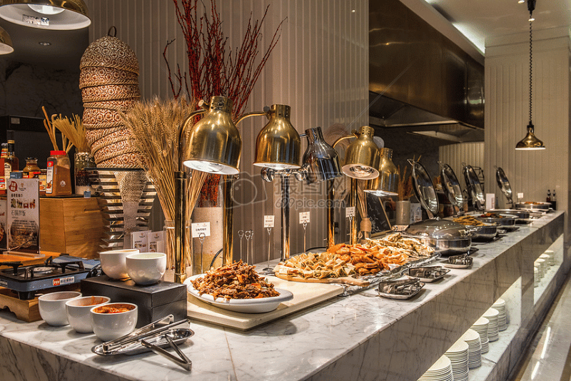 Five star Hotel Buffet Ornaments