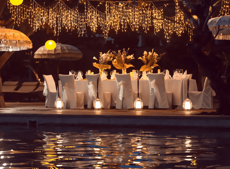 Idea #5 Event & Banquet Decorative Lighting — The High Value Package Closer Idea #5 Event & Banquet Decorative Lighting — The High Value Package Closer