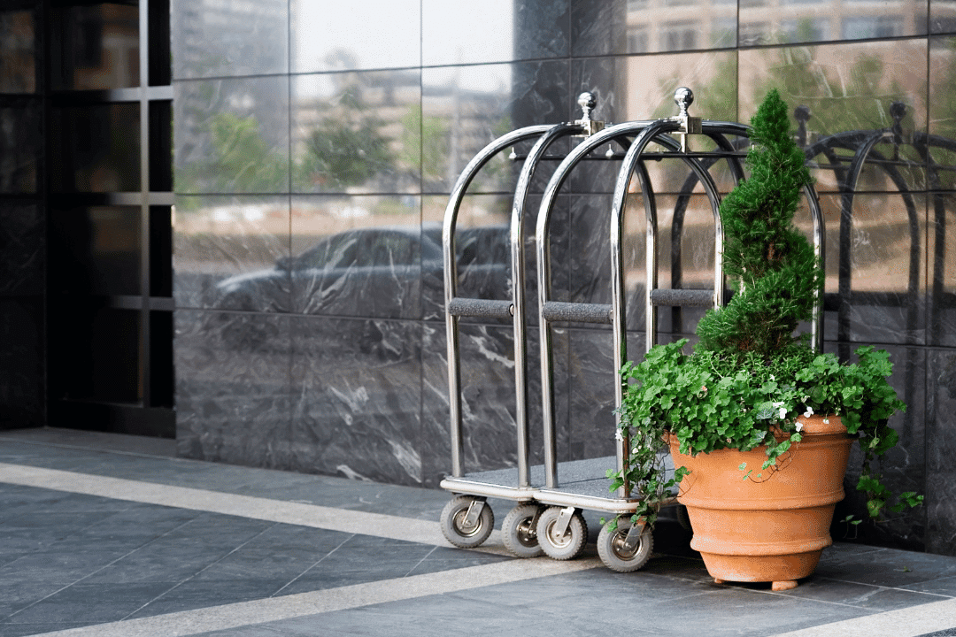 Birdcage bellman cart Birdcage bellman cart