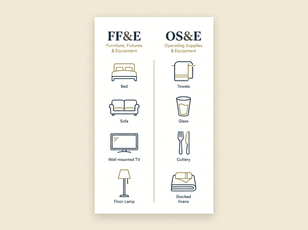 FF&E versus OS&E side by side comparison FF&E versus OS&E side by side comparison