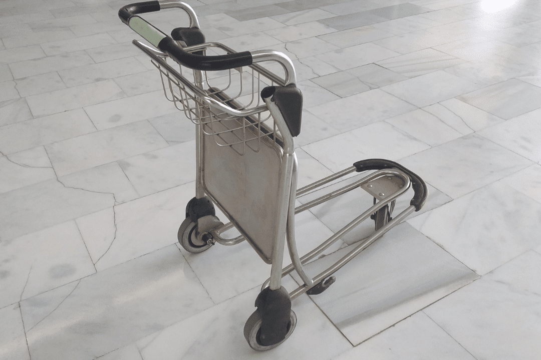 Folding luggage trolley Folding luggage trolley