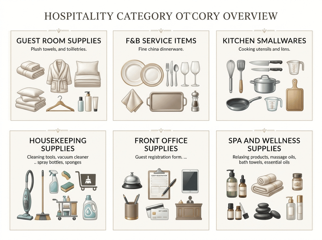 Hotel OS&E categories Hotel OS&E categories