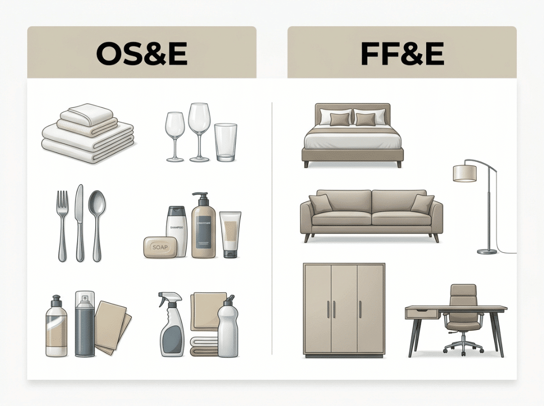OS&E vs FF&E comparison OS&E vs FF&E comparison