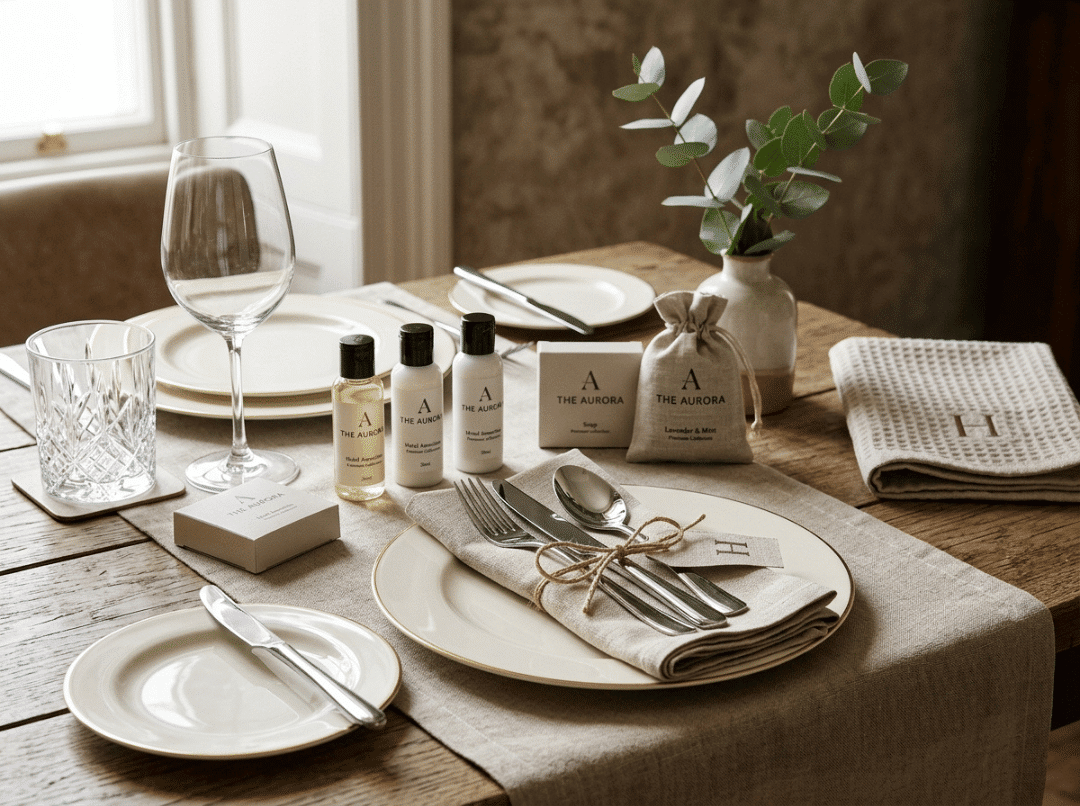 Premium hospitality supply setup Premium hospitality supply setup