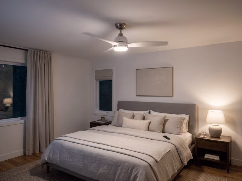 Quiet bedroom ceiling fan with light Quiet bedroom ceiling fan with light